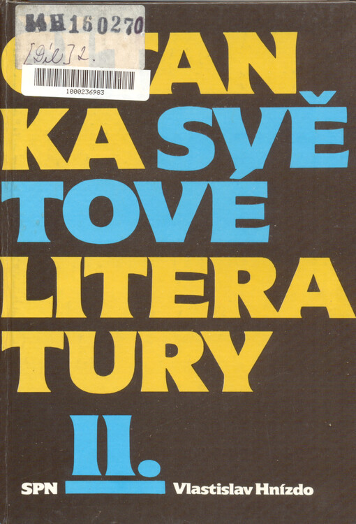 Čítanka světové literatury: učební text pro SOU knihkupecké, pomocná kniha pro ostatní školy 2. cyklu