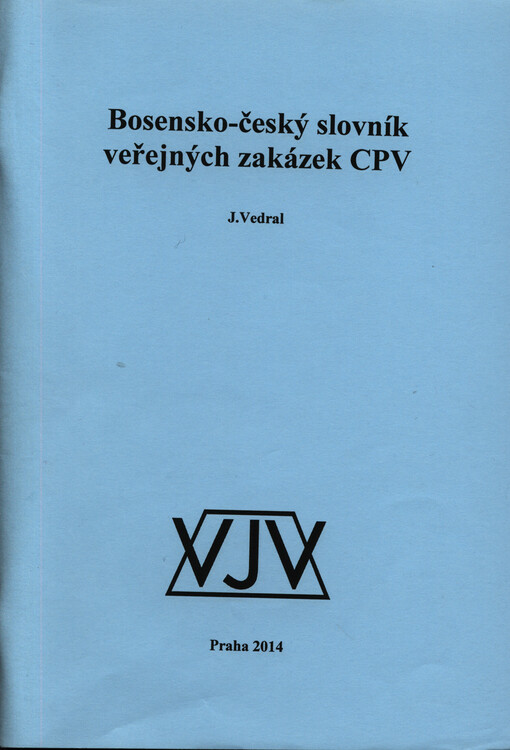 Bosensko-český slovník veřejných zakázek CPV