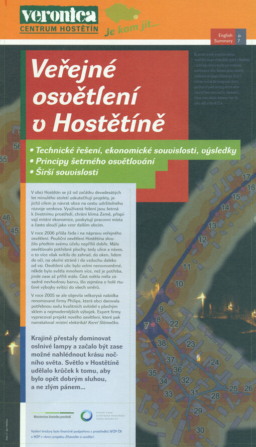 Veřejné osvětlení v Hostětíně