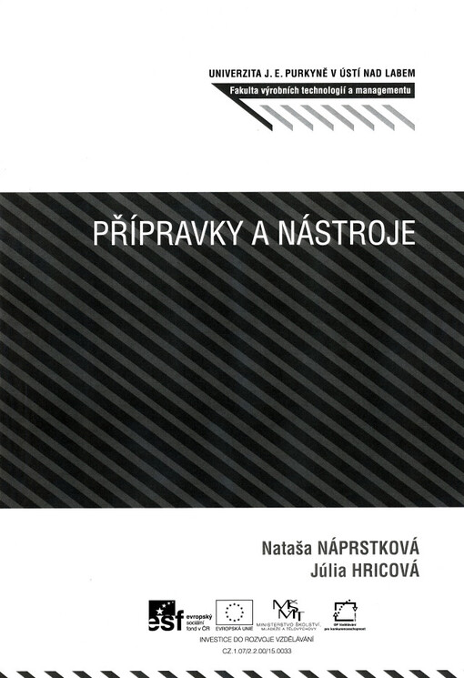 Přípravky a nástroje :programování výrobních strojů