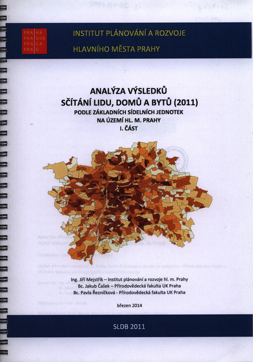 Analýza výsledků sčítání lidu, domů a bytů (2011) podle základních sídelních jednotek na území hl. m. Prahy
