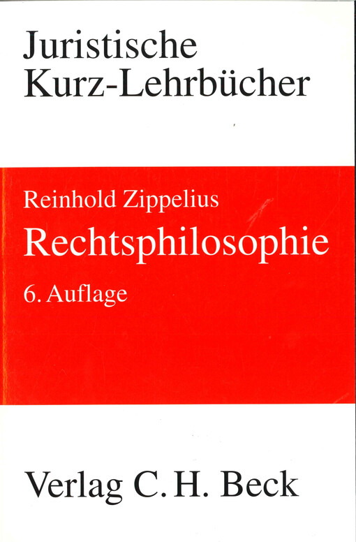 Rechtsphilosophie  : ein Studienbuch 