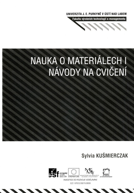 Nauka o materiálech I : návody na cvičení