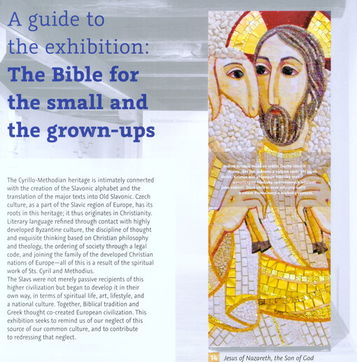 A guide to the exhibition: The Bible for the small and the grown-ups