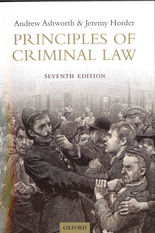Principles of criminal law