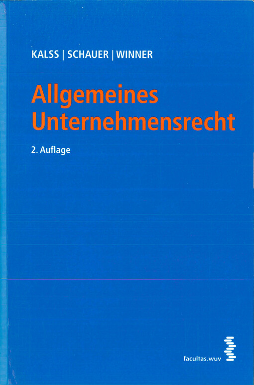 Allgemeines Unternehmensrecht