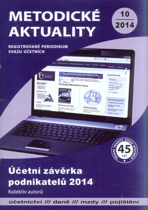 Účetní závěrka podnikatelů ...