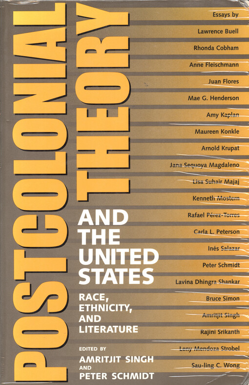 Postcolonial theory and the United States : race, ethnicity, and literature   