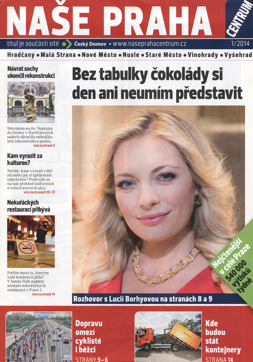 Naše Praha centrum :Hradčany, Malá Strana, Nové Město, Nusle, Staré Město, Vinohrady, Vyšehrad