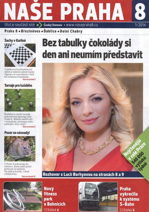 Naše Praha 8 :Praha 8, Březiněves, Ďáblice, Dolní Chabry