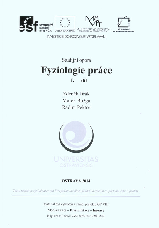 Fyziologie práce :studijní opora