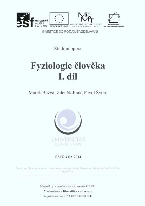 Fyziologie člověka :studijní opora