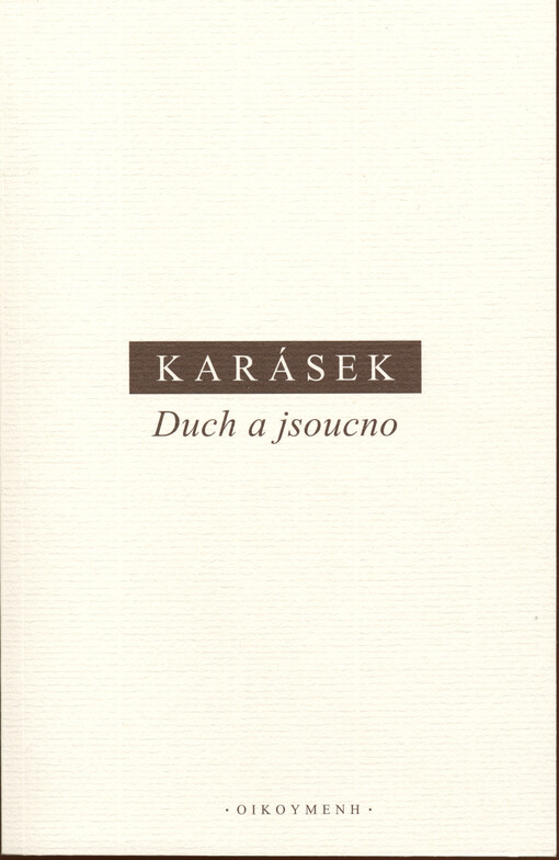 Duch a jsoucno