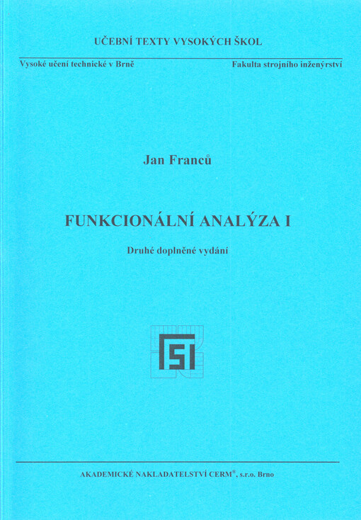 Funkcionální analýza I