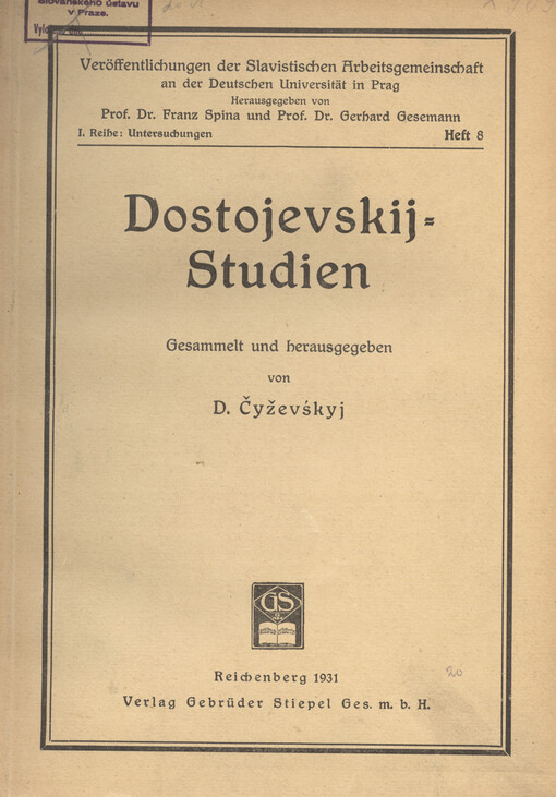 Dostojevskij-Studien