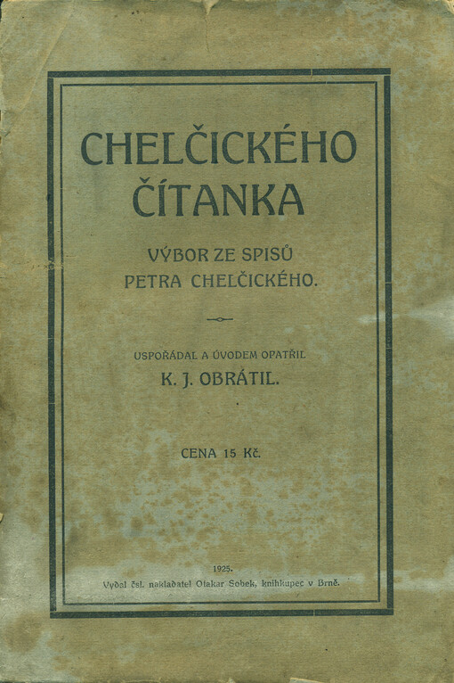 Čítanka Petra Chelčického