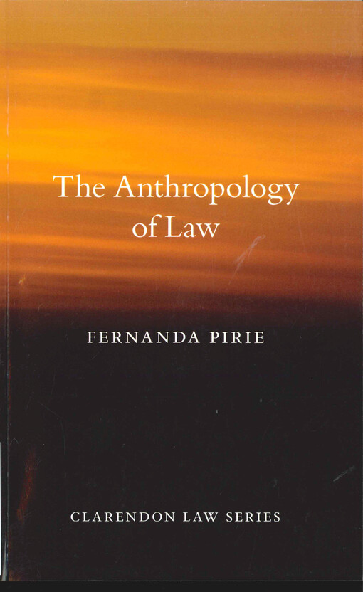 The anthropology of law 