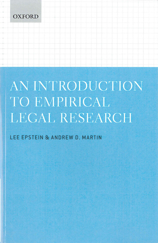An introduction to empirical legal research