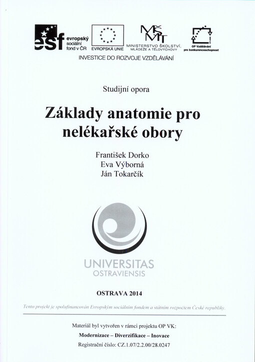 Základy anatomie pro nelékařské obory :studijní opora
