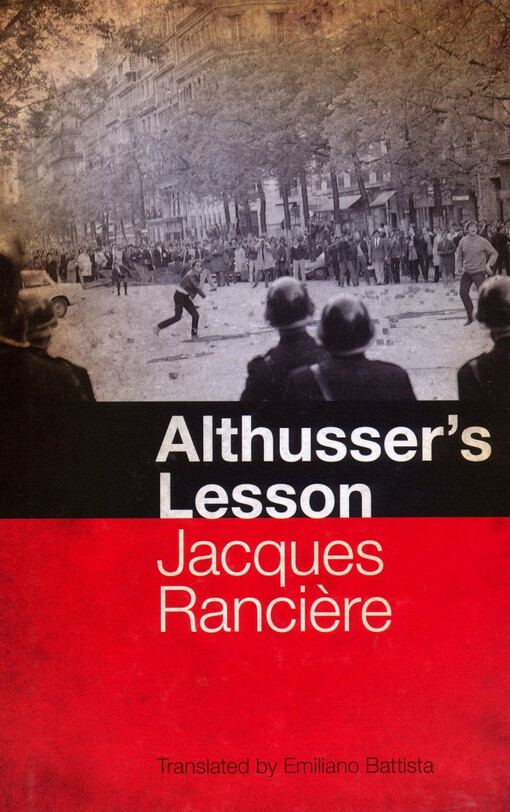Althusser's lesson
