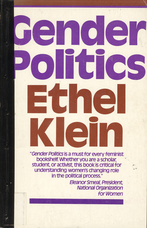 Gender politics : from conciousness to mass politics   
