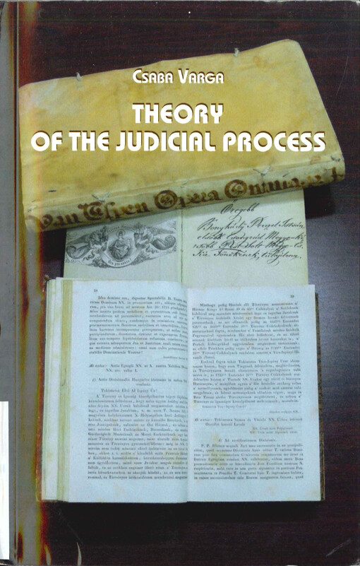 Theory of the judicial process :the establishment of facts
