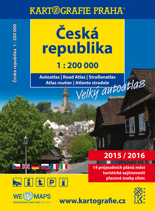 Autoatlas České republiky, 1 : 200 000