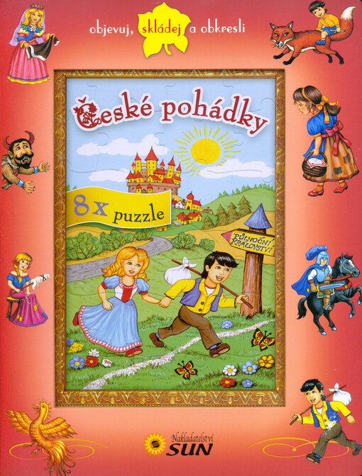 České pohádky :8x puzzle