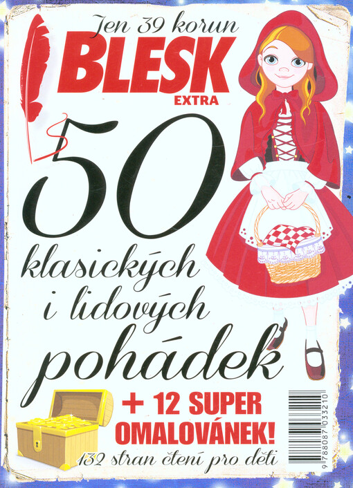 50 klasických i lidových pohádek : + 12 super omalovánek! : 132 stran čtení pro děti   