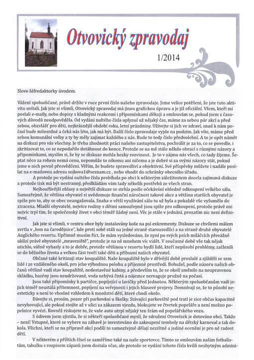 Otvovický zpravodaj