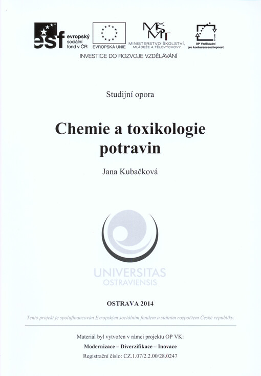 Chemie a toxikologie potravin