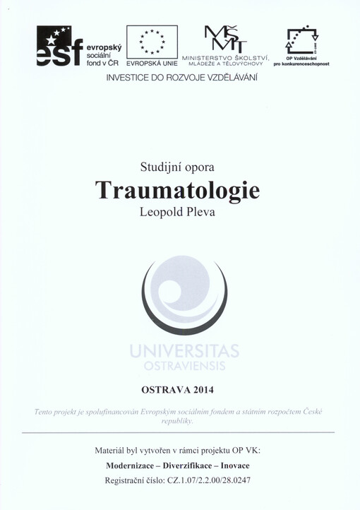 Traumatologie : studijní opora   