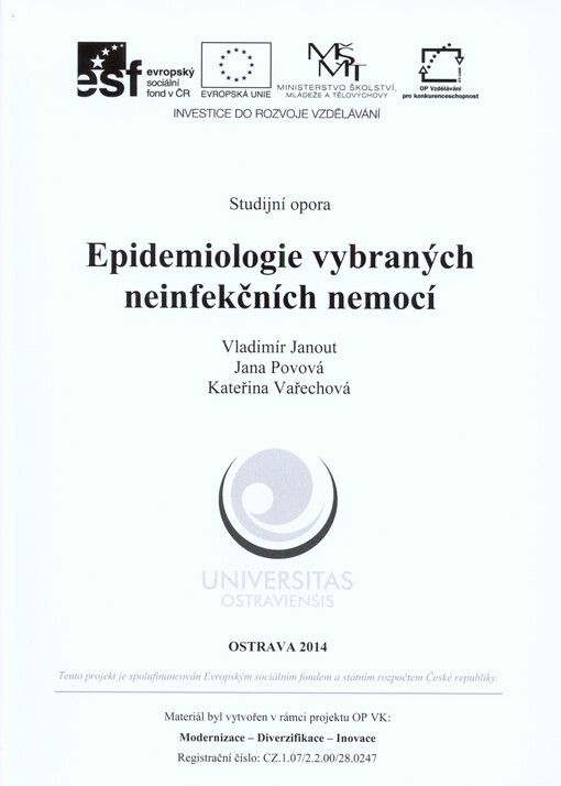 Epidemiologie vybraných neinfekčních nemocí :studijní opora
