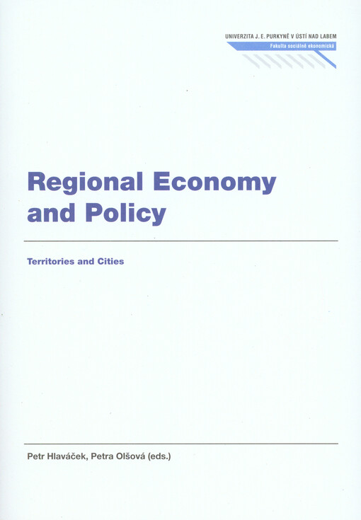 Regional economy and policy : territories and cities