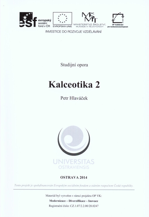Kalceotika 2 : studijní opora   