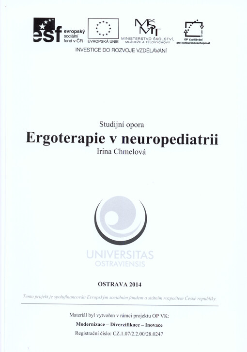 Ergoterapie v neuropediatrii :studijní opora