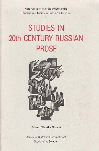 Studies in 20th Century Russian Prose