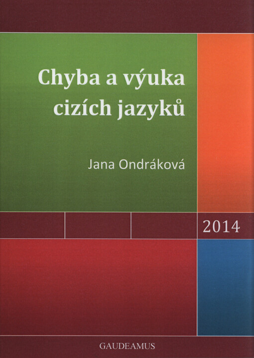Chyba a výuka cizích jazyků