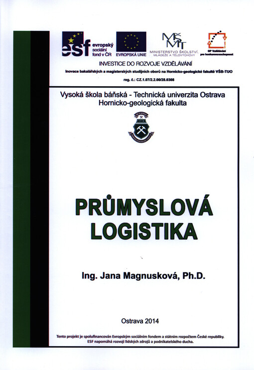 Průmyslová logistika : skripta   