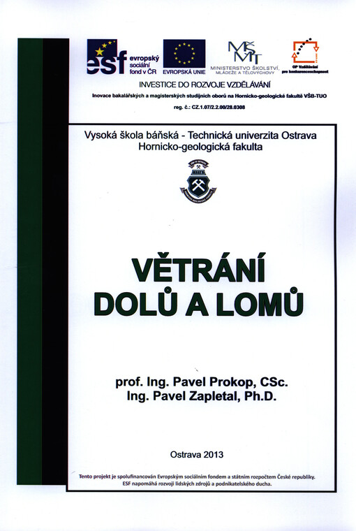 Větrání dolů a lomů    
