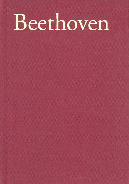 Ludwig van Beethoven :thematisch-bibliographisches Werkverzeichnis.Band 1