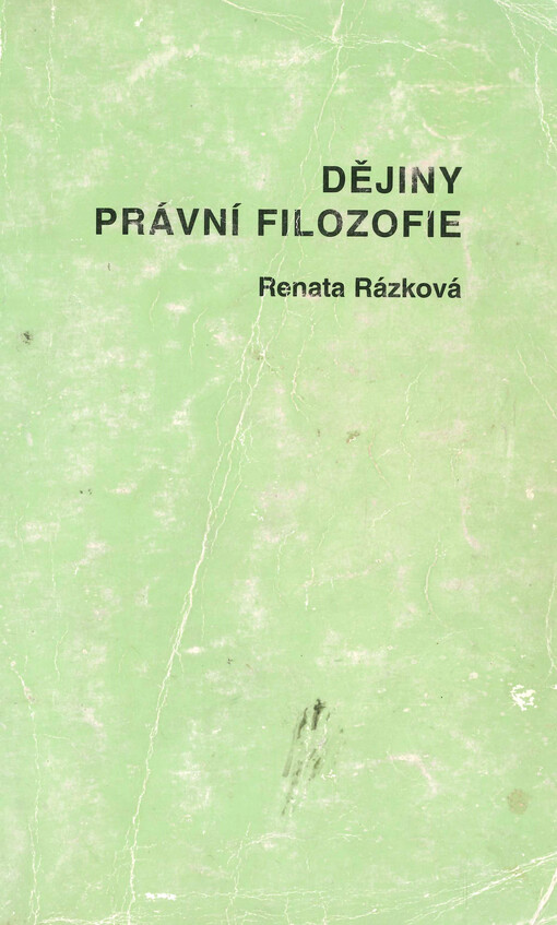 Dějiny právní filozofie
