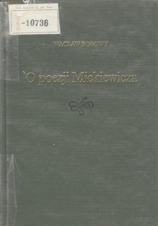O poezji Mickiewicza    