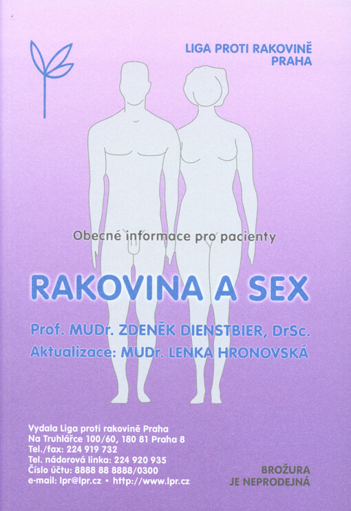 Rakovina a sex : obecné informace pro pacienty   