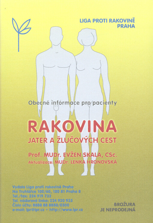 Rakovina jater a žlučových cest : obecné informace pro pacienty   