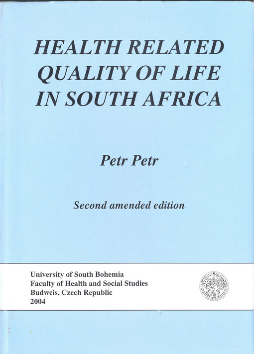 Health related quality of life in South Africa
