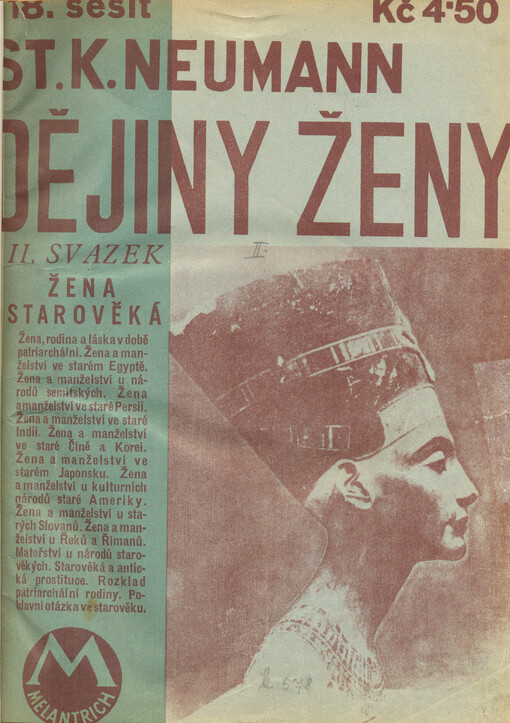 Dějiny ženy :populární kapitoly sociologické, etnologické a kulturně-historické.Svazek druhý,Žena starověká