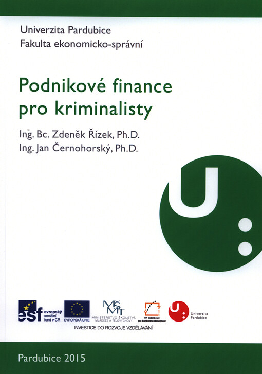 Podnikové finance pro kriminalisty    