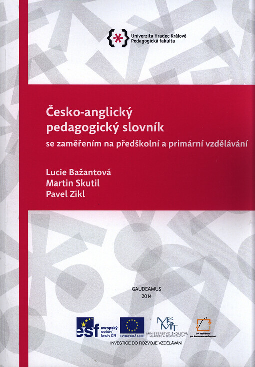 Česko-anglický slovník se zaměřením na předškolní a primární vzdělávání