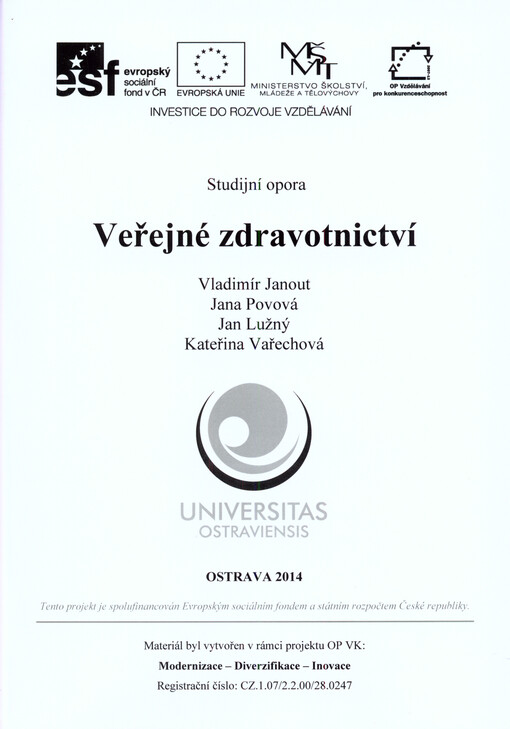 Veřejné zdravotnictví :studijní opora